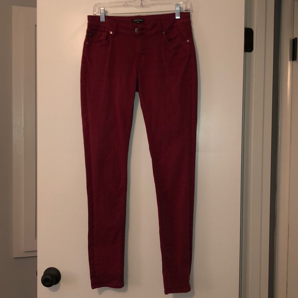 Red jeans